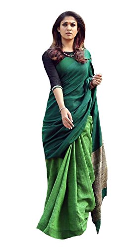 Linen Saree With Blouse Piece 