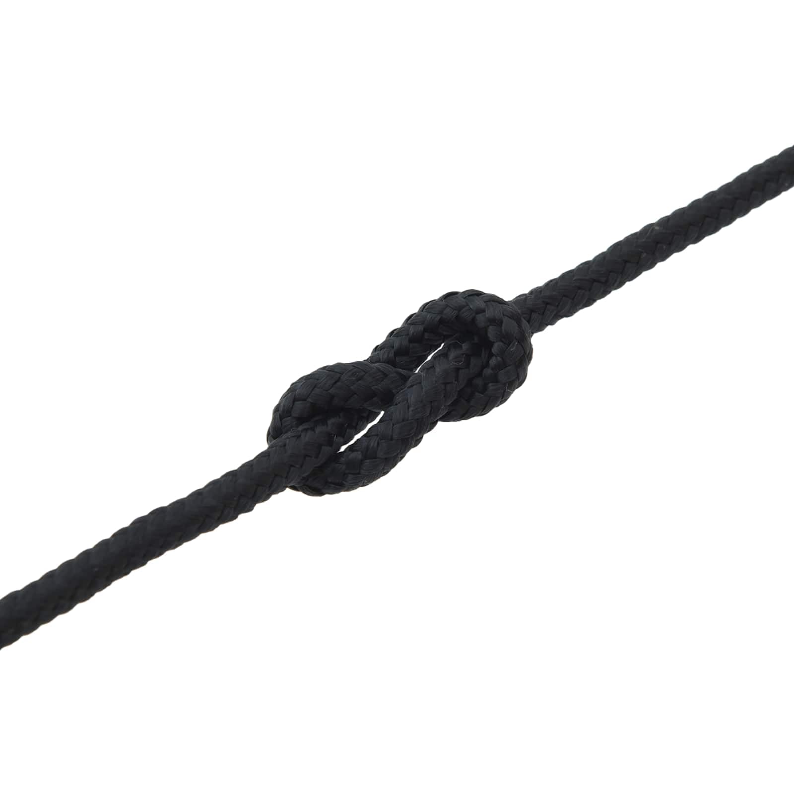 Cuerda para barco azul real, 50 m, de poliéster, 0,3 x 50 m de diámetro, resistente y resistente a la intemperie para barco, vela, camping, taller, fijación y tensado