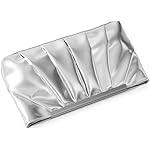 Clutch Purse Dressy Pleated Formal Evening Bag Simple Classy Handbag for Women