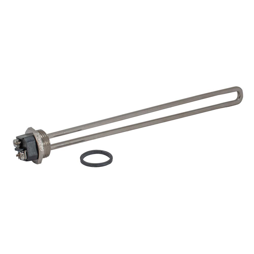 EASTMAN 60052 Straight Water Heater Element, 240V x 3800W EASX1, Metal