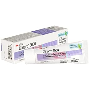 3M ClinPro 5000 Dentifrice anti-caries (1,1 % fluorure de sodium) – Saveur menthe verte, 113 g