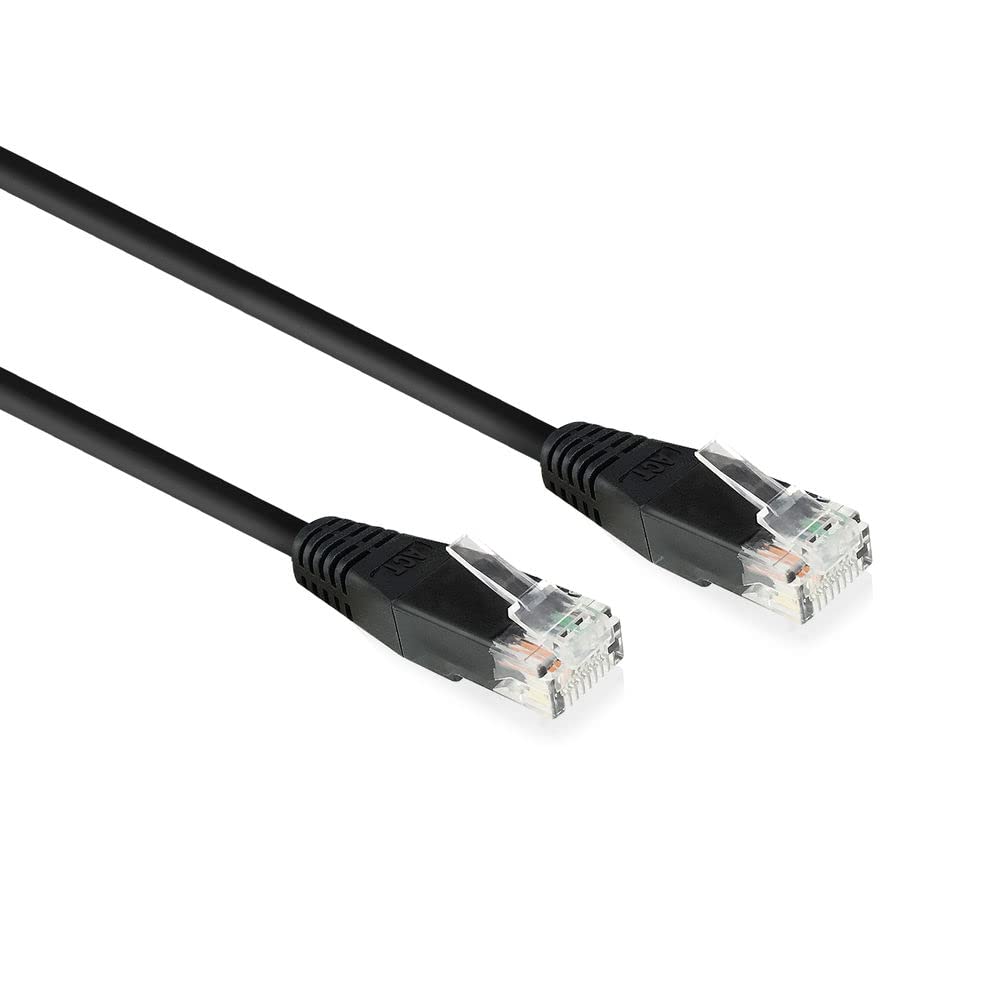 ACT Cavo Ethernet CAT6 da 10 m, 10/100/1000/Mbit/s, RJ45, U/UTP LAN, CAT 6, 250 MHz, PoE, fili di rame pieni per switch, router, patch panel, TV, PC e laptop, AC4010