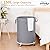 efluky 150L Laundry Basket with Wheels, Large Rolling Laundry Hampers with Handles for Bathroom, Bedroom & Laundry Room, Grey