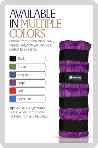 Image of Equinavia Cool Relief Therapy Equine Ice Boots for Horses-Gel Cooling Wraps | Reusable Horse Ice Boots, Soothing Ice Wraps for Horses Recovery Cool Gel for Tendons and Ligaments Soreness After Exercise