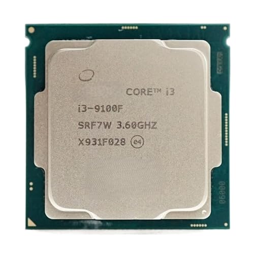 Image of Core i3 9100F 9th Generation 3.60 GHz Upto 4.20Ghz LGA 1151 Socket 4 Cores 4 Threads 6MB Smart Cache Desktop Processor (Comes with Thermal Paste).