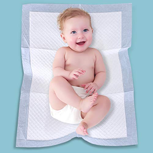 TomaiBaby 20 peças de trocadores descartáveis, macios e impermeáveis, à prova de vazamento, respiráv