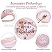 HOTUT 400ml Taza Ceramica Rosa Regalo Imagen de HOTUT 400ml Taza Ceramica Rosa Regalo