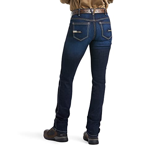 ARIAT Women's Rebar Perfect Rise Work Flex Riveter Slim Leg Jean