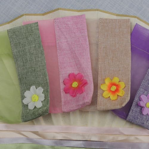 16 pcs pequeñas bolsas sachet con cordón para auto miniatura 7
