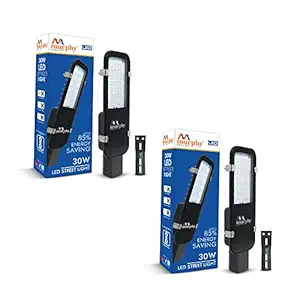 Murphy 30W Waterproof Outdoor Street Light (Cool White).(Electric, Aluminium)