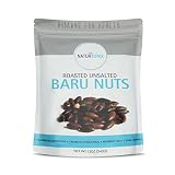 Naturtonix Baru Nuts Roasted and Unsalted, High Fiber & Protein Snack, Delicious, Crunchy, Super Hea