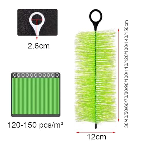 Rygcrud 50 Cepillos para Filtros de Estanque 40cm miniatura 4