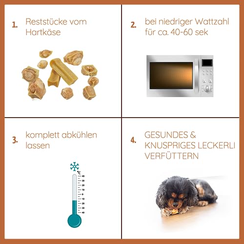 Wildfang® Paket Willkommen Wegbegleiter - kleine Hunde| Welpe |Starterset für Welpen, Welpenbox, getreidefreie Proben Trockenfutter, Lederknochen, Hartkäse Probierset, Kaffeeholz Kaustab