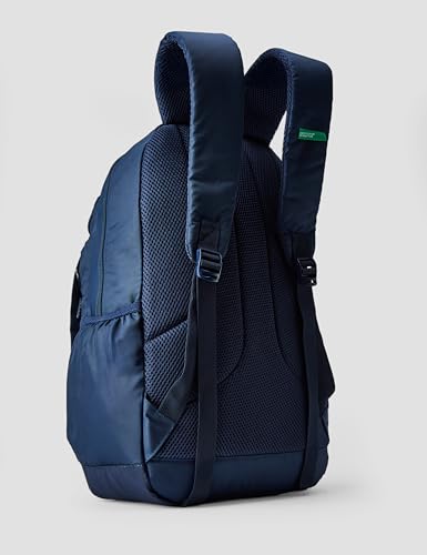Image of United Colors of Benetton Quirky 19L Laptop Backpack, Minimalist & Water-Resistant, Fits 14-inch Laptops, for College, Office & Everyday