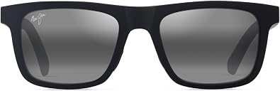 Maui Jim Mens & Womens Moaka Polarized Rectangle Sunglasses