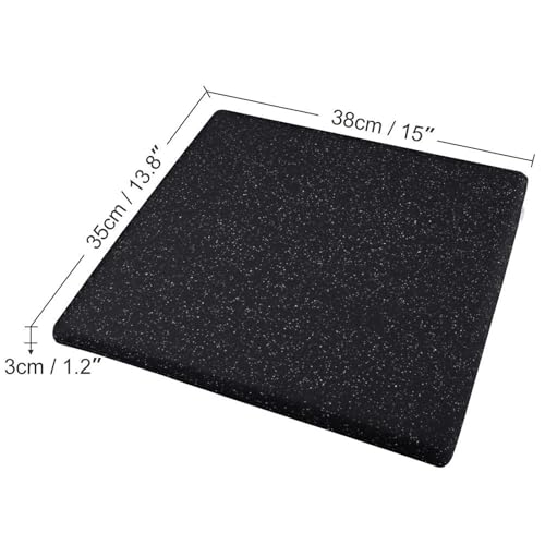 Coussin de bureau ergonomique contre mal de dos noir et lavable souple