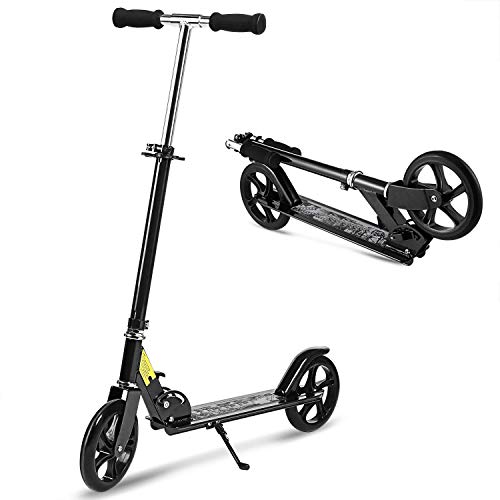Hikole Scooter for Adult Youth, Foldable Adjustable Portable Ultra-Lightweight | Teen Kick Scooter