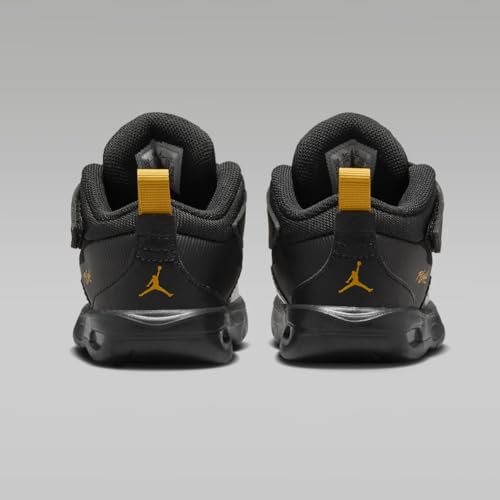 Nike Stay Loyal 3 Baby/Toddler Shoes (FB9924-071, Black/White/Yellow Ochre) Size 63