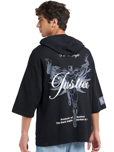 Sweat Batman en coton doux imprimé graphique manches longues