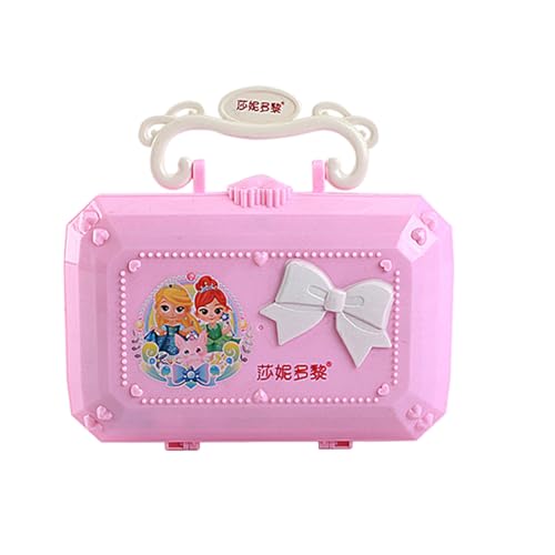 Juego de maquillaje infantil para niñas - Juguete de maquillaje de princesa lavable para niñas pequeñas | Juego de cosméticos de princesa soluble en agua y lavable, paleta de maquillaje plegable para