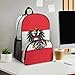 IRUOYA Austrian Coat of Arms Eagle Flag Fashion Large Capacity Bag Laptop Daypack Classic Backpack for Women Men