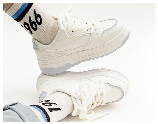 Star Shoes Walking Cute Sneakers for Women Thick Sole Y2K Shoes Walking Shoes Flat Platform Chunky Kawaii Style4