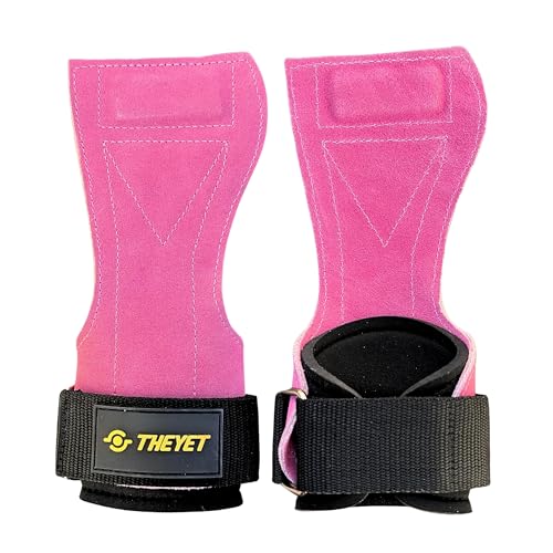 Theyet Calleras para Crossfit y Gimnasio - Guantes de Calistenia y Musculación Hombre y Mujer - Protección para Dominadas, Pesas y Barra - Muñequeras Gym Integradas