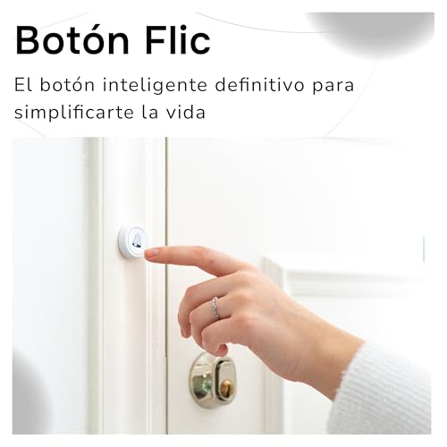 Miniatura 2 de Botón Flic Negro Paquete De 3: Controla Luces, Música Y Más Con Presión, Doble Presión, Mantener. Compatible Con Alexa, Homekit, Matter. Configuración Vía App Flic, Requiere Bluetooth Wi-Fi.