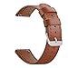 Watch Strap Compatible for Garmin Approach S40, Approach S42, Approach S12 Bands for Women Men Floral Printed Fadeless Pattern Leather Replacement Wristbands for Approach S40 Smartwatch (Brown)