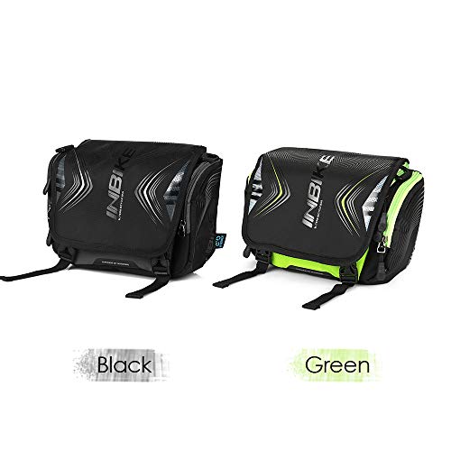 Gainty Bolsa frontal para bicicleta com capa impermeável Bolsa para ciclismo de segurança Grande ces