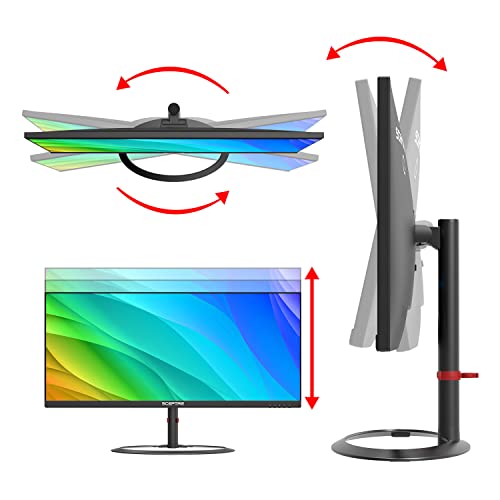 Sceptre 34-Inch Ips Ultrawide Monitor 3440 X 1440 Up To 100Hz 99% Srgb Pip Pbp Edgeless Hdmi X3 Displayport Build-In Speakers, Blue Light Shift Height Adjustable Machine Black 2023 (E345W-Qut) #TOP2