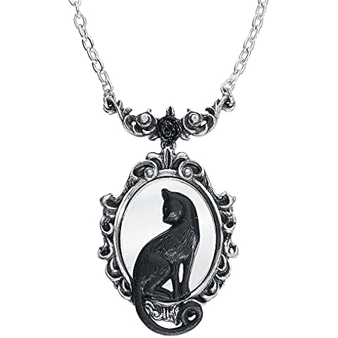 Collar Alchemy Gothic Feline Felicity Mujer Plateado Peltre Cover