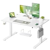 VASAGLE Scrivania Regolabile in Altezza, 120 x 80 cm, Porta USB-C