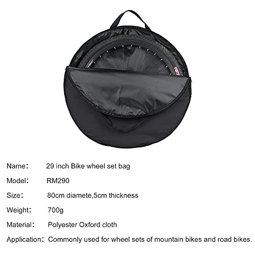 Pinprin Bicycle Soft Wheel Bag Cycling Wheelset Bag 29 Inch Wheel Carrying Bag Wheel Transport Case For Mtb Mountain Road Bike #TOP2