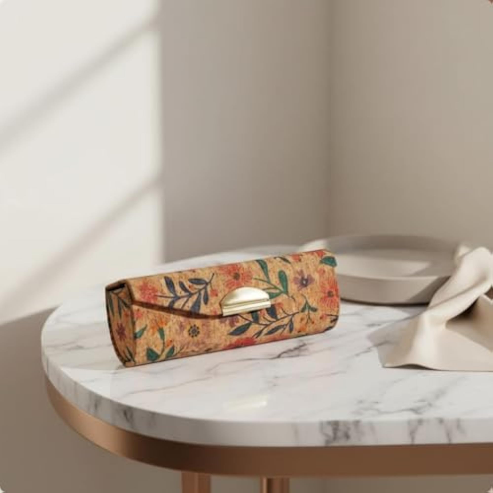 Retro Pattern Portable Lipstick Storage Box