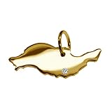 lanzarote hoteles Material: oro amarillo 585 Lanzarote colgante con brillant 0, 015ct su denia en 585 oro