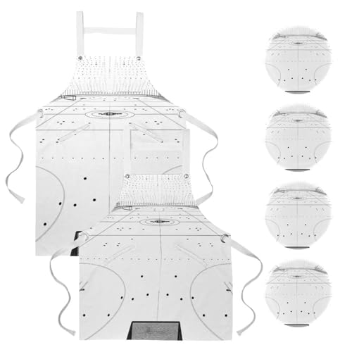 Tablier de hockey sur glace réglable anti taches lot de 2 doux