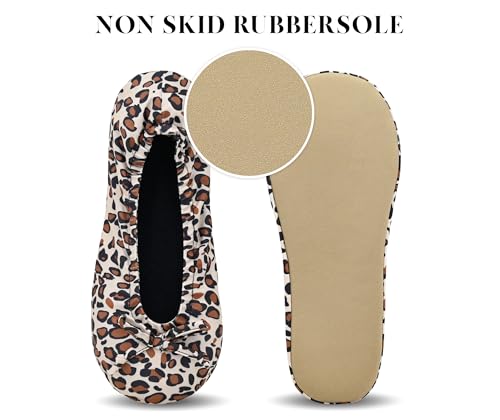 Image of Keyela Women's Ballerina Slippers,Non-Slip Bedroom Slippers Socks | Soft fuzzy slipper socks for ladies Indoor home slippers Cozy sock slippers Ballet Slippers