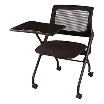Amazon.com: Learniture Mesh Tablet Arm Chair with Wheels and