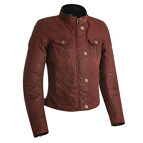Oxford Women's Holwell 1.0 Ladies Motorcycle Jacket, Red, 8
