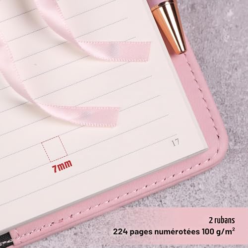 Carnets rechargeables A5 à fermeture à clé avec finitions de qualité supérieure