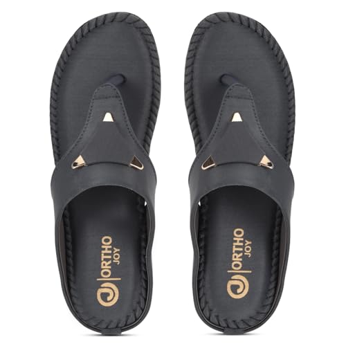 Image of ORTHO JOY doctor Footwear for women||Sandal For Women || Orthopedic Women's Fancy Slipper For Women