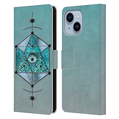 Étui portefeuille iPhone 14 Plus anti-choc en cuir pour ranger cartes et billets