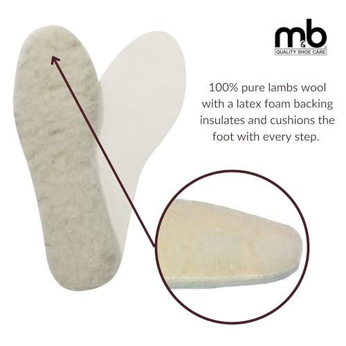 Plantillas de lana para hombre Moneysworth & Best miniatura 3