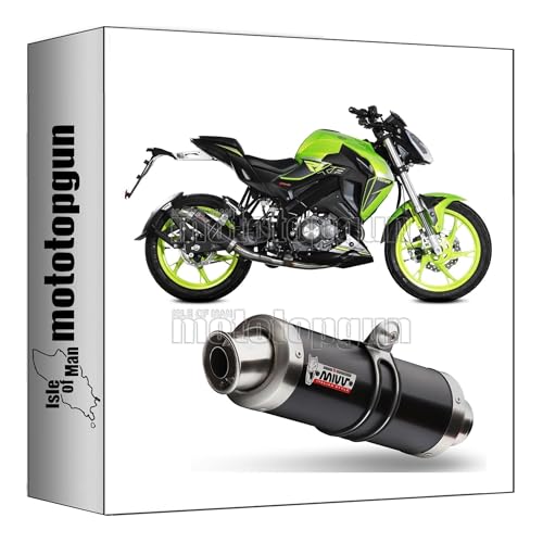 Ligne Mivv GP acier noir haut de gamme pour Keeway RKF 125 2023 2024