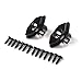 Zhisheng 1Pc 8P4853651A Mesh Grill Front Bumper Radiator Grille ABS Plastic Glossy Black for Audi A3 8P 2004-2008