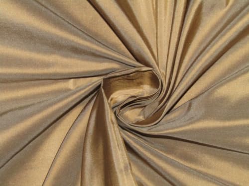 Taffetas pure soie tulipe taupe 137cm TAF239 au mètre pour couture