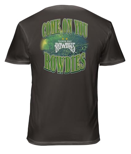 Tampa Bay Rowdies USL Soccer Cotton T-Shirt Medium Graphite