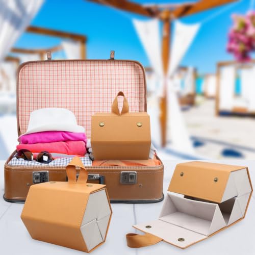 Image of SMARTTOP Sunglass Eyeglass Organizer Collector 5 slot 6 Slot PU Eyeglasses Storage Case Box Multiple Hanging Eyewear Display