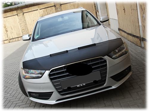 HOOD BRA Front End Nose Mask Compatible with Audi A4 B8 m.y. 2011-2015 Bonnet Bra STONEGUARD PROTECTOR TUNING